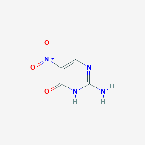 molecular formula C4H4N4O3 B1605100 2-Amino-5-nitropyrimidin-4(1H)-one CAS No. 7254-29-7