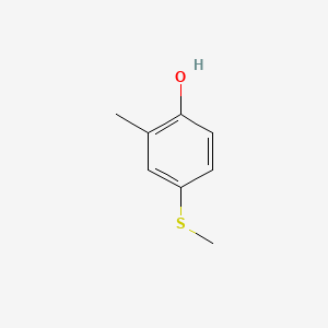 molecular formula C8H10OS B1605104 2-Methyl-4-(methylthio)phenol CAS No. 3795-76-4
