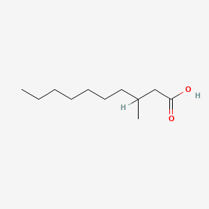 molecular formula C11H22O2 B1605112 3-Methyldecanoic acid CAS No. 60308-82-9