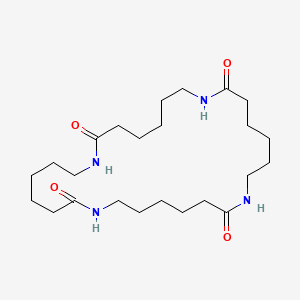molecular formula C24H44N4O4 B1605119 1,8,15,22-Tetraazacyclooctacosane-2,9,16,23-tetrone CAS No. 5834-63-9
