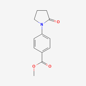 molecular formula C12H13NO3 B1605138 4-(2-氧代吡咯烷-1-基)苯甲酸甲酯 CAS No. 221381-89-1