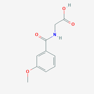 molecular formula C10H11NO4 B1605154 n-(3-甲氧基苯甲酰)甘氨酸 CAS No. 57728-61-7