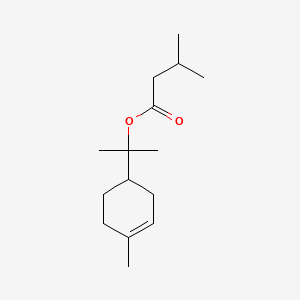 B1605155 Alpha-terpinyl isovalerate CAS No. 1142-85-4