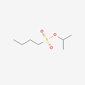 molecular formula C7H16O3S B1605160 1-丁烷磺酸，1-甲基乙酯 CAS No. 91284-46-7