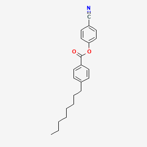 molecular formula C22H25NO2 B1605173 4-Cyanophenyl 4-octylbenzoate CAS No. 50793-86-7