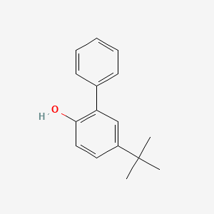 molecular formula C16H18O B1605179 4-tert-Butyl-2-phenylphenol CAS No. 577-92-4