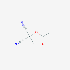 molecular formula C6H6N2O2 B1605189 1,1-Dicyanoethyl acetate CAS No. 7790-01-4