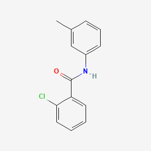 molecular formula C14H12ClNO B1605193 2-氯-N-(3-甲基苯基)苯甲酰胺 CAS No. 2447-92-9