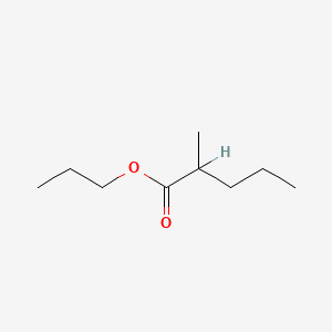 molecular formula C9H18O2 B1605199 Propyl 2-methylvalerate CAS No. 6639-14-1