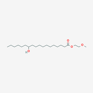 molecular formula C21H42O4 B1605201 2-甲氧基乙基十二烷基羟基十八烷酸酯 CAS No. 6641-84-5