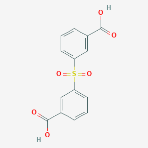 molecular formula C14H10O6S B1605214 Benzoic acid, 3,3'-sulfonylbis- CAS No. 22452-74-0
