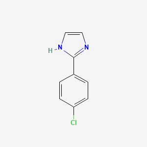 molecular formula C9H7ClN2 B1605223 2-(4-氯苯基)-1H-咪唑 CAS No. 4205-05-4