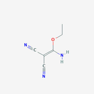 molecular formula C6H7N3O B1605235 [Amino(ethoxy)methylidene]propanedinitrile CAS No. 6825-53-2