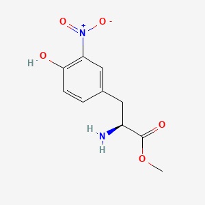 molecular formula C10H12N2O5 B1605239 2-Nitrotyrosine methyl ester CAS No. 3195-65-1