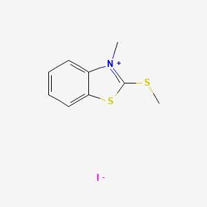 molecular formula C9H10INS2 B1605244 Benzothiazolium, 3-methyl-2-methylthio-, iodide CAS No. 20064-98-6