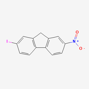 molecular formula C13H8INO2 B1605247 2-碘-7-硝基-9H-芴 CAS No. 23055-47-2