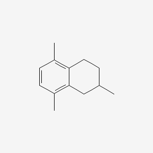 molecular formula C13H18 B1605270 Naphthalene, 1,2,3,4-tetrahydro-2,5,8-trimethyl- CAS No. 30316-17-7