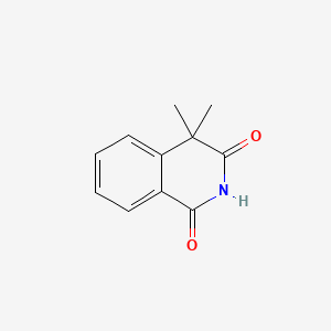 molecular formula C11H11NO2 B1605278 4,4-二甲基-1,3(2H,4H)-异喹啉二酮 CAS No. 5488-36-8