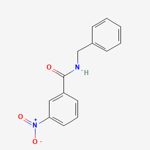molecular formula C14H12N2O3 B1605284 N-benzyl-3-nitrobenzamide CAS No. 7595-68-8
