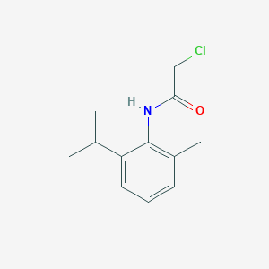 molecular formula C12H16ClNO B1605290 2-氯-N-[2-甲基-6-(异丙基)苯基]乙酰胺 CAS No. 20781-87-7