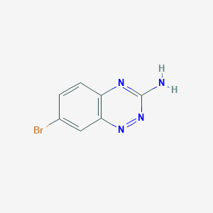 molecular formula C7H5BrN4 B1605297 3-氨基-7-溴-1,2,4-苯并三嗪 CAS No. 500889-65-6