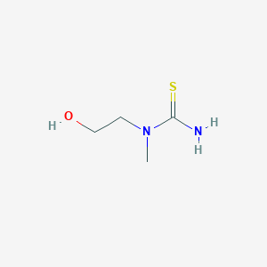 molecular formula C4H10N2OS B160530 N-(2-Hydroxyethyl)-N-methylthiourea CAS No. 137758-44-2