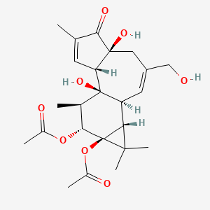 molecular formula C24H32O8 B1605310 4alpha-Phorbol 12,13-diacetate CAS No. 56144-62-8