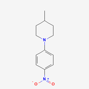 molecular formula C12H16N2O2 B1605324 4-メチル-1-(4-ニトロフェニル)ピペリジン CAS No. 78019-77-9