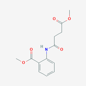 B1605329 Methyl 2-(4-methoxy-4-oxobutanamido)benzoate CAS No. 59868-50-7