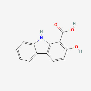 B1605336 2-Hydroxy-9H-carbazole-1-carboxylic acid CAS No. 23077-32-9