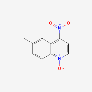 molecular formula C10H8N2O3 B1605342 6-甲基-4-硝基喹啉-1-氧化物 CAS No. 715-48-0
