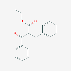 molecular formula C18H18O3 B1605343 Ethyl 2-benzyl-3-oxo-3-phenylpropanoate CAS No. 56409-75-7