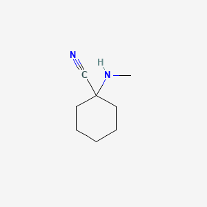 molecular formula C8H14N2 B1605347 1-(甲基氨基)环己烷甲腈 CAS No. 6289-40-3