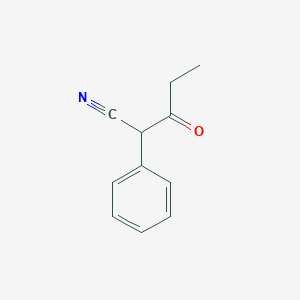 B1605352 3-Oxo-2-phenylpentanenitrile CAS No. 6277-02-7