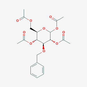 B160536 1,2,4,6-Tetra-O-acetyl-3-O-benzyl-D-glucopyranose CAS No. 139563-66-9