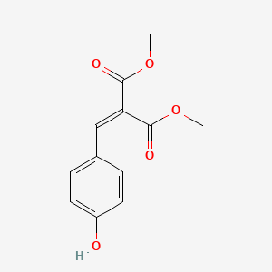 molecular formula C12H12O5 B1605362 Dimethyl ((4-hydroxyphenyl)methylene)malonate CAS No. 51947-45-6