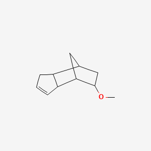 B1605363 4,7-Methano-1H-indene, 3a,4,5,6,7,7a-hexahydro-5-methoxy- CAS No. 53018-24-9