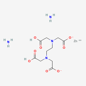 molecular formula C10H20N4O8Zn B1605369 Ammonium zinc edetate CAS No. 67859-51-2