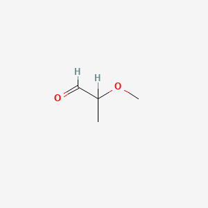 molecular formula C4H8O2 B1605373 2-甲氧基丙醛 CAS No. 6142-38-7