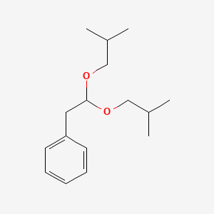 B1605398 [2,2-Bis(2-methylpropoxy)ethyl]benzene CAS No. 68345-22-2