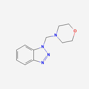 molecular formula C11H14N4O B1605415 1-(4-Morpholinomethyl)-1H-benzotriazole CAS No. 5472-71-9