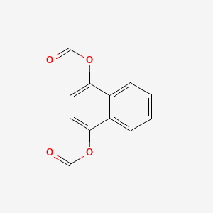 molecular formula C14H12O4 B1605416 1,4-Diacetoxynaphthalene CAS No. 5697-00-7