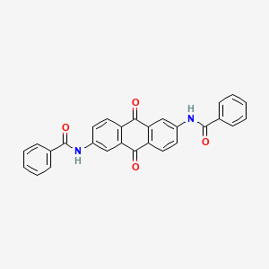 molecular formula C28H18N2O4 B1605419 N,N'-(9,10-Dihydro-9,10-dioxoanthracene-2,6-diyl)bisbenzamide CAS No. 6470-90-2
