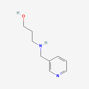molecular formula C9H14N2O B1605420 3-((3-Pyridylmethyl)amino)propanol CAS No. 6951-00-4
