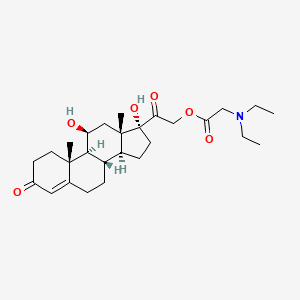 molecular formula C27H41NO6 B1605424 Hydrocortamate CAS No. 76-47-1