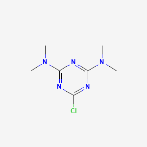 molecular formula C7H12ClN5 B1605427 N2,N2,N4,N4-Tetramethyl-6-chloro-1,3,5-triazine-2,4-diamine CAS No. 3140-74-7
