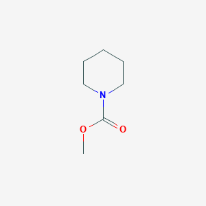 molecular formula C7H13NO2 B160543 甲基哌啶-1-羧酸酯 CAS No. 1796-27-6