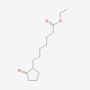 molecular formula C14H24O3 B1605432 Ethyl 7-(2-oxocyclopentyl)heptanoate CAS No. 40687-10-3