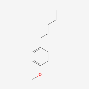 molecular formula C12H18O B1605434 Anisole, p-pentyl- CAS No. 20056-58-0