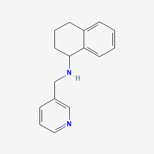 molecular formula C16H18N2 B1605436 (Pyridin-3-ylmethyl)1,2,3,4-tetrahydronaphthalen-1-ylamine CAS No. 353778-55-9